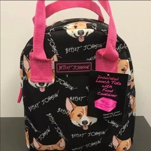 Betsey Johnson Bags - Betsey Johnson corgi lunch tote Betsey Johnson Bags - Betsey Johnson corgi lunch tote
